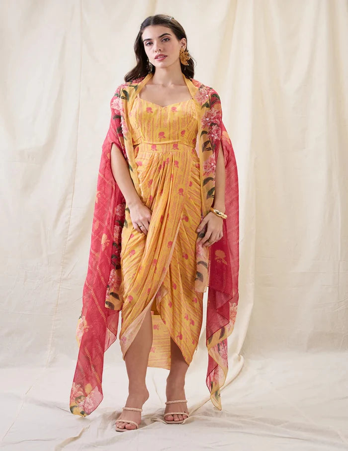 Ravya drape dress