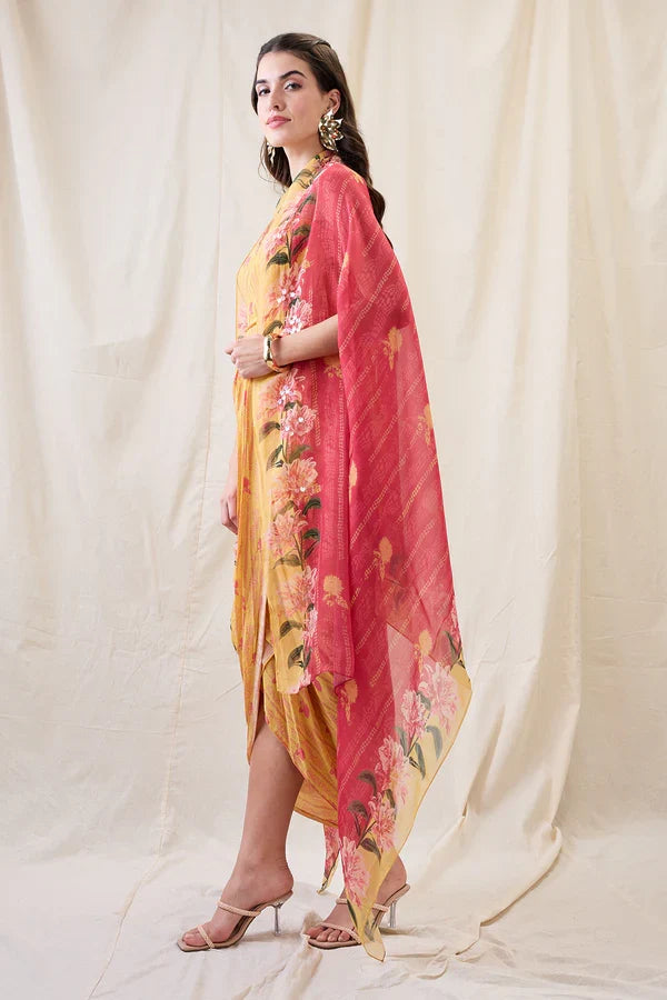 Ravya drape dress
