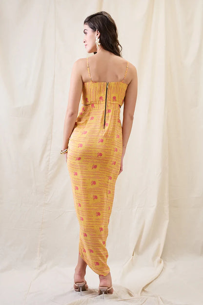 Ravya drape dress
