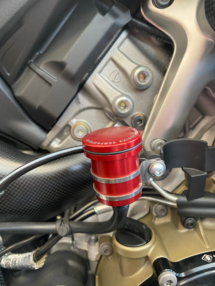 Rizoma for Ducati rear Brake Fluid Reservoir by Rizoma Red CT015R  also Black or Gold