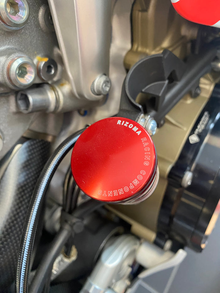 Rizoma for Ducati rear Brake Fluid Reservoir by Rizoma Red CT015R  also Black or Gold
