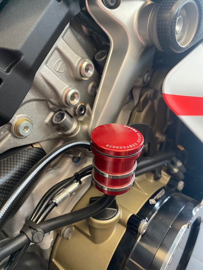 Rizoma for Ducati rear Brake Fluid Reservoir by Rizoma Red CT015R  also Black or Gold