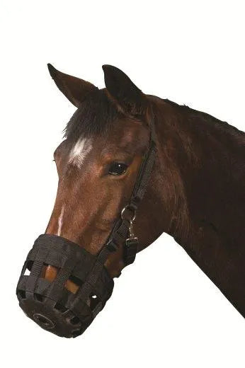 Roma Grazing Muzzle - Black - Full