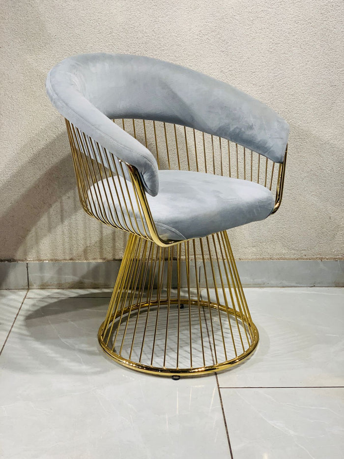 Salon Lounge Chair with Metal Frame and Base Velvet Upholstery Better Comfort, Elegant Design, and Ultimate Relaxation