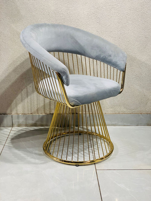 Salon Lounge Chair with Metal Frame and Base Velvet Upholstery Better Comfort, Elegant Design, and Ultimate Relaxation