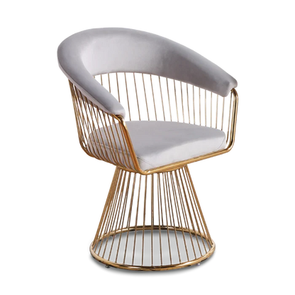 Salon Lounge Chair with Metal Frame and Base Velvet Upholstery Better Comfort, Elegant Design, and Ultimate Relaxation