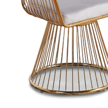 Salon Lounge Chair with Metal Frame and Base Velvet Upholstery Better Comfort, Elegant Design, and Ultimate Relaxation