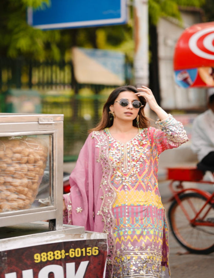 SCOOPs Pink Kurta Set