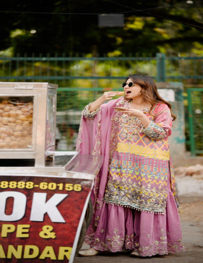 SCOOPs Pink Kurta Set