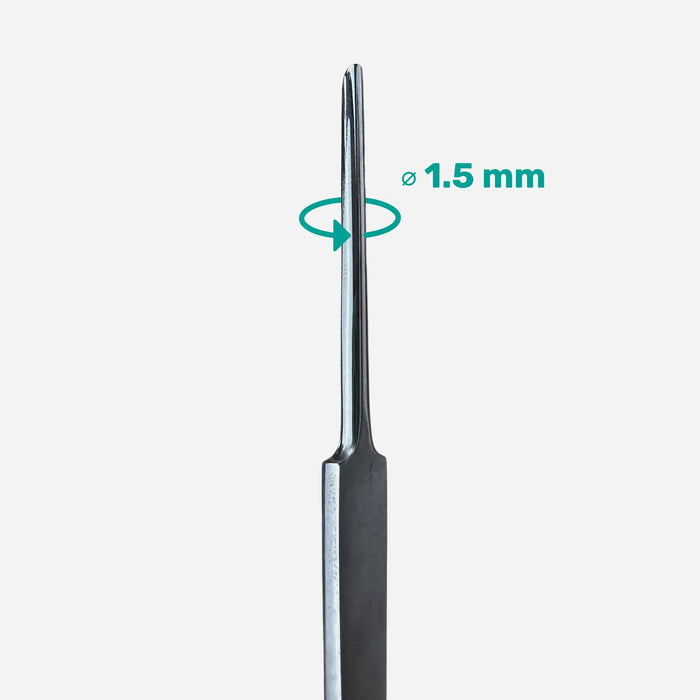 Sharp one-piece gouge - 14.5 cm - Stainless steel - Essential by My Podologie