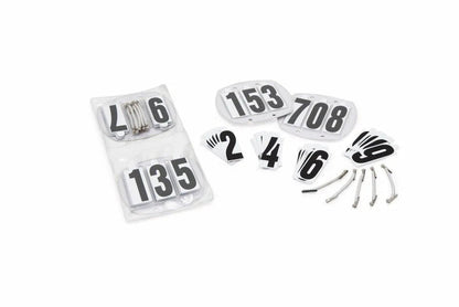 Shires Bridle Number Kit - Clear -