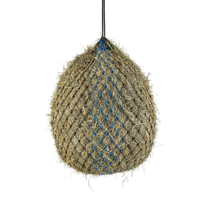 Shires Deluxe Haylage Net - Black/Blue - S