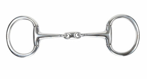 Shires Flat Ring Eggbutt with Lozenge - Stainless Steel - 4.5