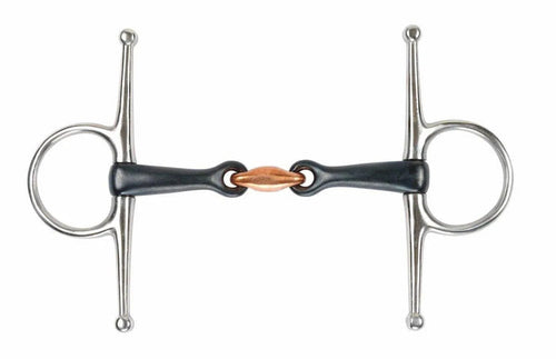 Shires Full Cheek Lozenge Sweet Iron Bit - Black Sweet Iorn - 4.5