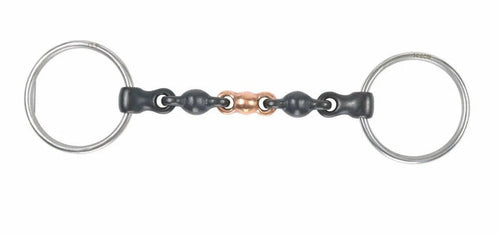Shires Sweet Iron Loose Ring Waterford - Black Sweet Iorn - 4.5