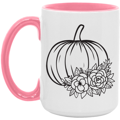 Simple Pumpkin ceramic coffee mug, product photo 5