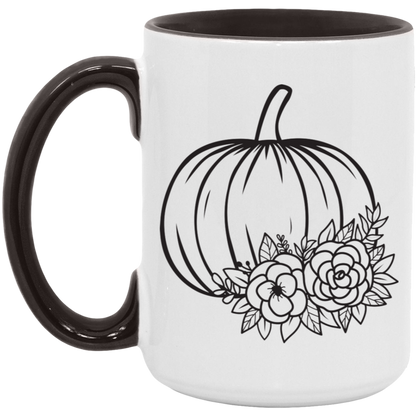 Simple Pumpkin ceramic coffee mug, product photo 6