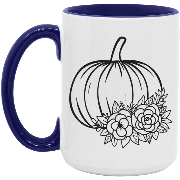 Simple Pumpkin ceramic coffee mug, product photo 7