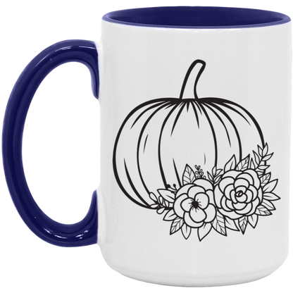 Simple Pumpkin ceramic coffee mug, product photo 7