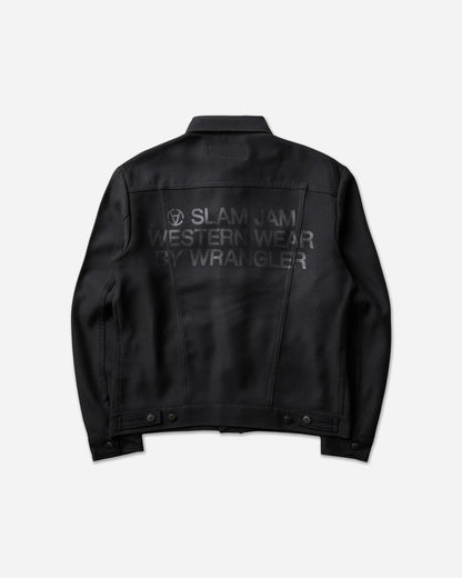 Wrangler Slam Jam X Wrangler Wrancher Jacket Black Coats and Jackets Jackets WRXMW002FA02 BLK0001