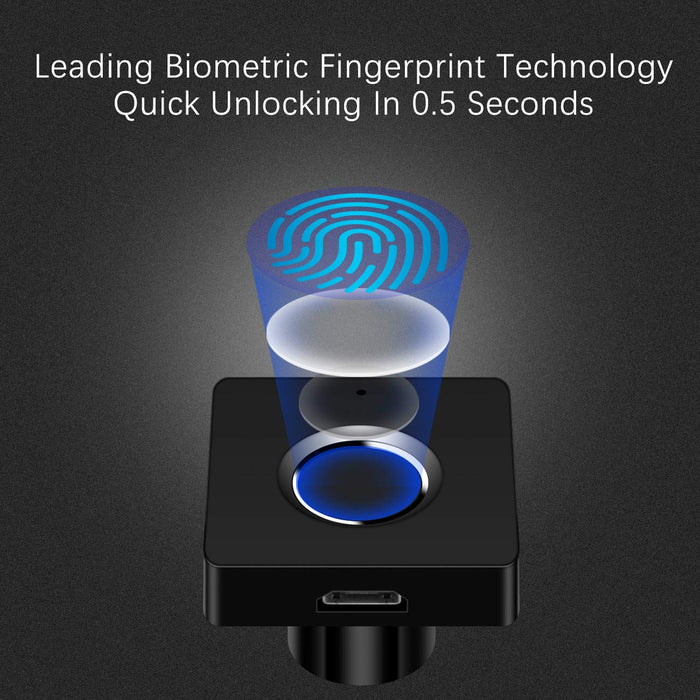 Smart Fingerprint Cabinet Lock – Keyless Biometric Drawer Lock for Home & Office Security