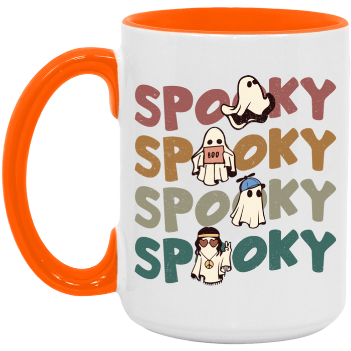 Spooky Cute Ghosts ceramic coffee mug
