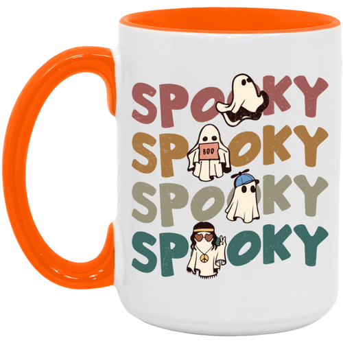 Spooky Cute Ghosts ceramic coffee mug