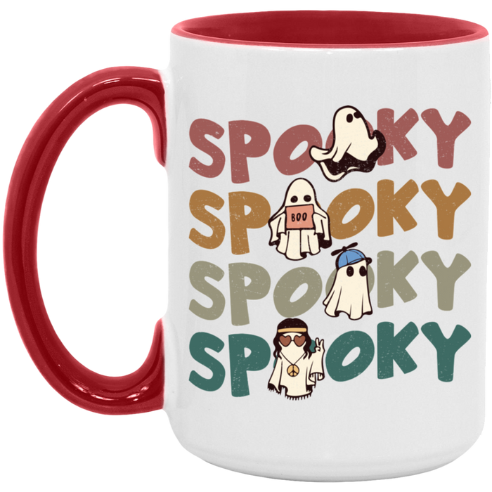 Spooky Cute Ghosts ceramic coffee mug, product photo 2