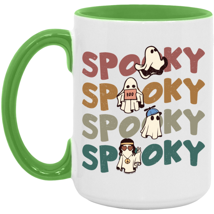 Spooky Cute Ghosts ceramic coffee mug, product photo 4