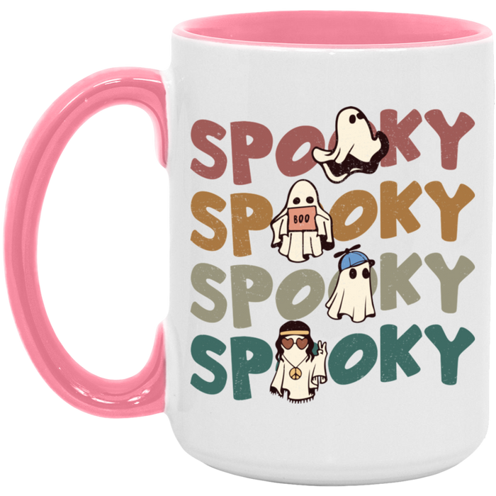 Spooky Cute Ghosts ceramic coffee mug, product photo 5