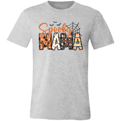 Spooky Mama graphic t-shirt in Athletic Heather