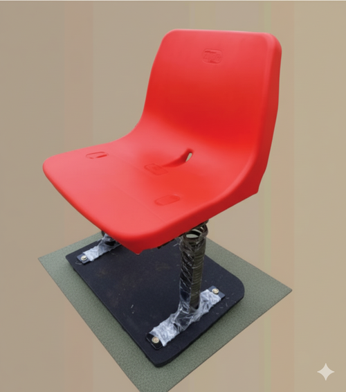 Stadium Chair with Durable Seat and Ergonomic Design, and Strong Metal Frame for Outdoor Use