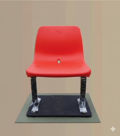 Stadium Chair with Durable Seat and Ergonomic Design, and Strong Metal Frame for Outdoor Use