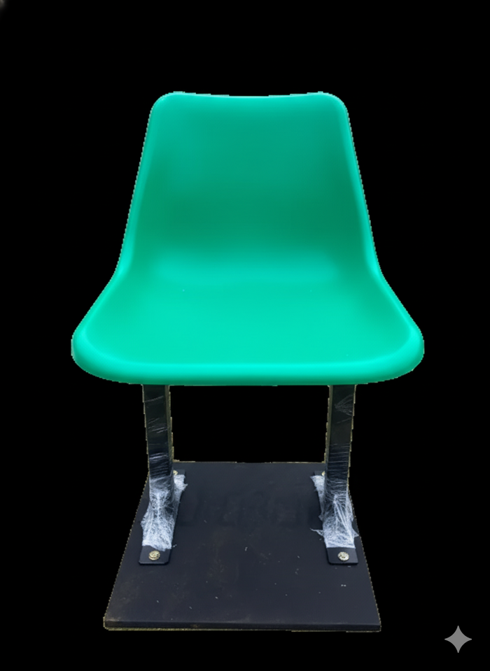 Stadium Chair with High-Quality Injection-Moulded Plastic Seat and Backrest for Comfortable Public Seating