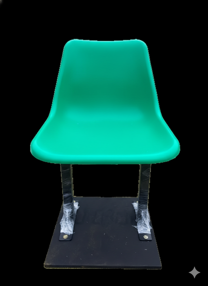 Stadium Chair with High-Quality Injection-Moulded Plastic Seat and Backrest for Comfortable Public Seating