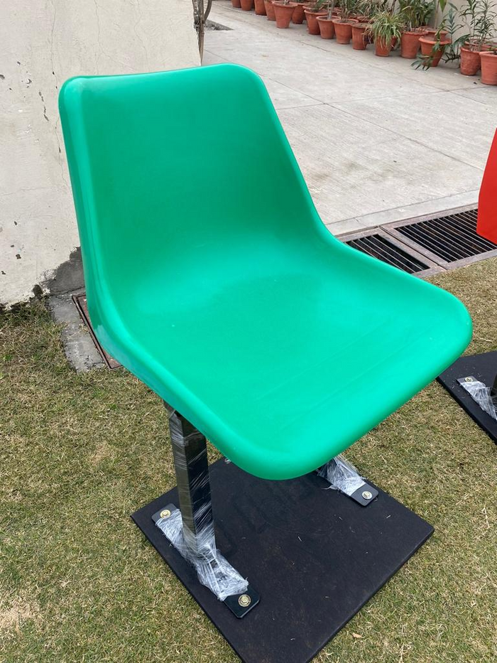Stadium Chair with High-Quality Injection-Moulded Plastic Seat and Backrest for Comfortable Public Seating