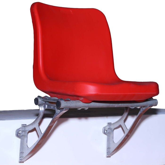 Stadium Chair with UV-Resistant Polypropylene Shell and Fixed Base Mounting for Long-Lasting Performance