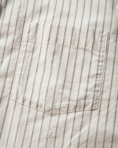 Stüssy Standard Ls Shirt Natural Stripe Shirts Longsleeve Shirt 1110388SJ 3532
