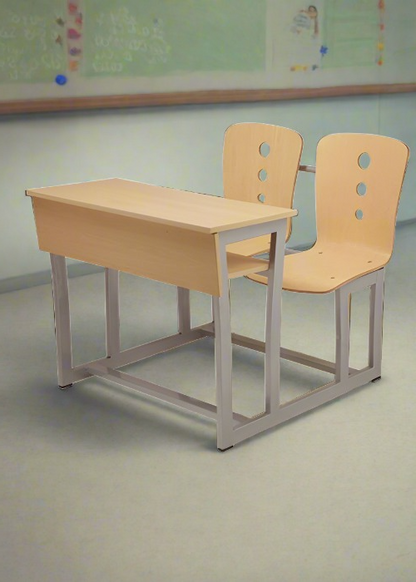 Study Desk with Plyboard Back Seat & Top