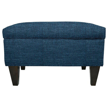 Solid Wooden Frame With Storage Ottoman -
