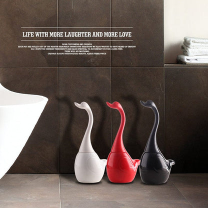 Gadget Gerbil Black Swan Toilet Bowl Brush