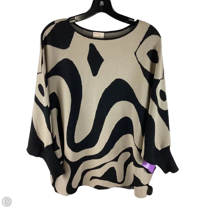Sweater By Kerisma In Black & Brown, Size: M