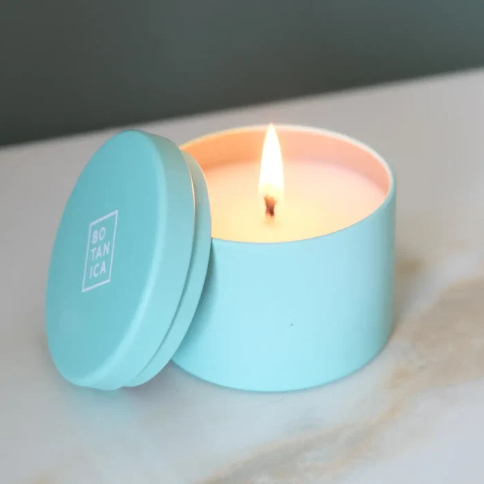 Teahupo'o Ylang Ylang, Sea Salt, White Orchid Soy Wax Glass Candle