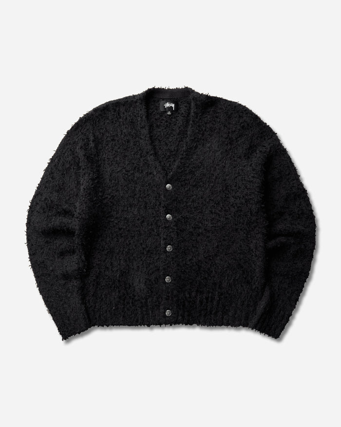 Stüssy Textured Cardigan Black Knitwears Cardigans 117291SJ 0001