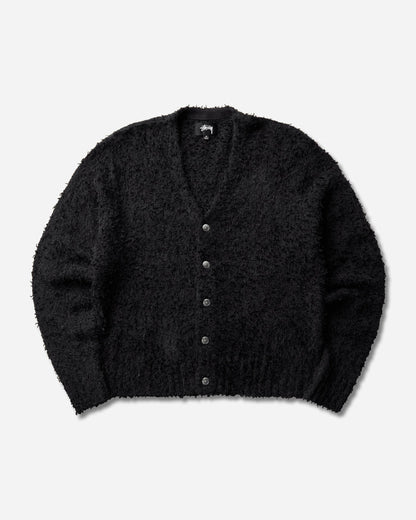 Stüssy Textured Cardigan Black Knitwears Cardigans 117291SJ 0001