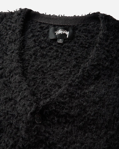 Stüssy Textured Cardigan Black Knitwears Cardigans 117291SJ 0001
