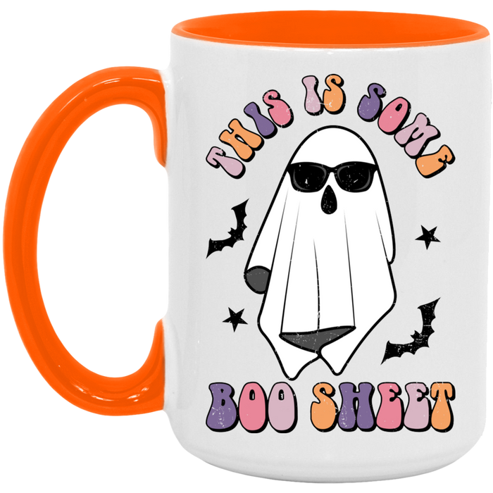 This Is Some Boo Sheet ceramic coffee mug