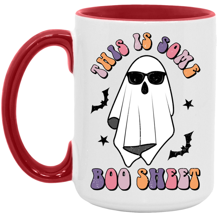 This Is Some Boo Sheet ceramic coffee mug, product photo 2