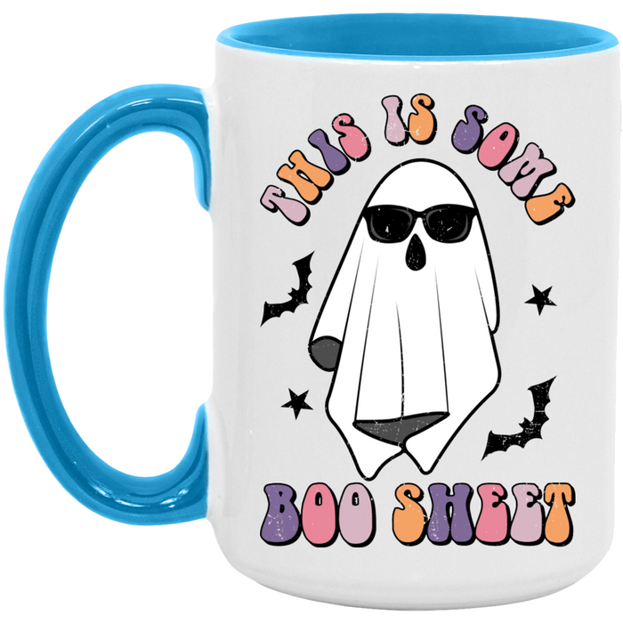 This Is Some Boo Sheet ceramic coffee mug, product photo 3