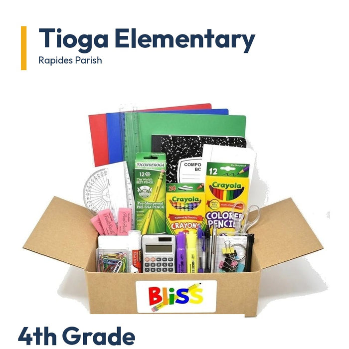 Tioga Elementary 4th Grade School Supply Kit